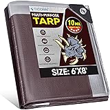 TICONN Heavy Duty Tarp Cover, Extra Thick Tarps