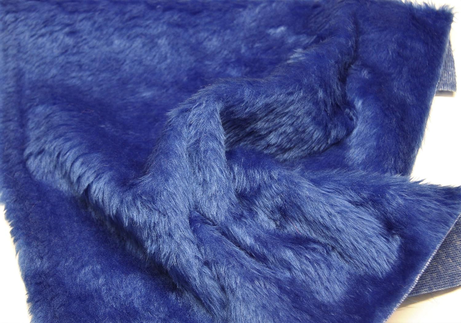 Plain Fun Faux Fur Fabric Material ROYAL BLUE Amazon.co.uk Kitchen & Home