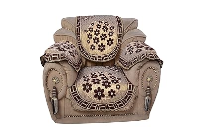 Style Your Home Floral 12 Piece Cotton Sofa and Chair Cover Set - Multicolour