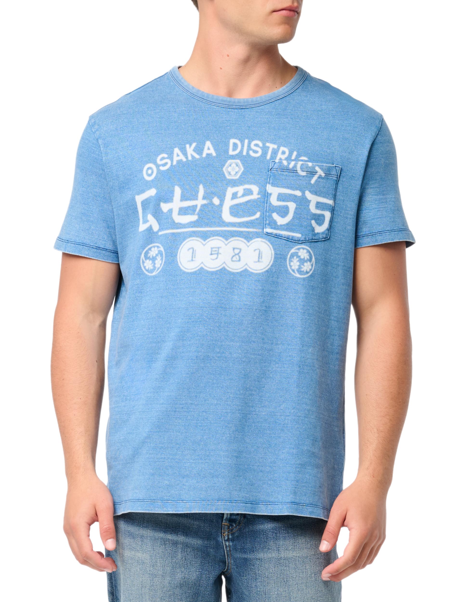 GUESS Men's Shirt, Indigo