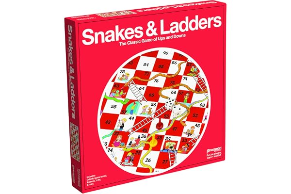 Pressman Toys Snakes & Ladders Game (2-4 Player)