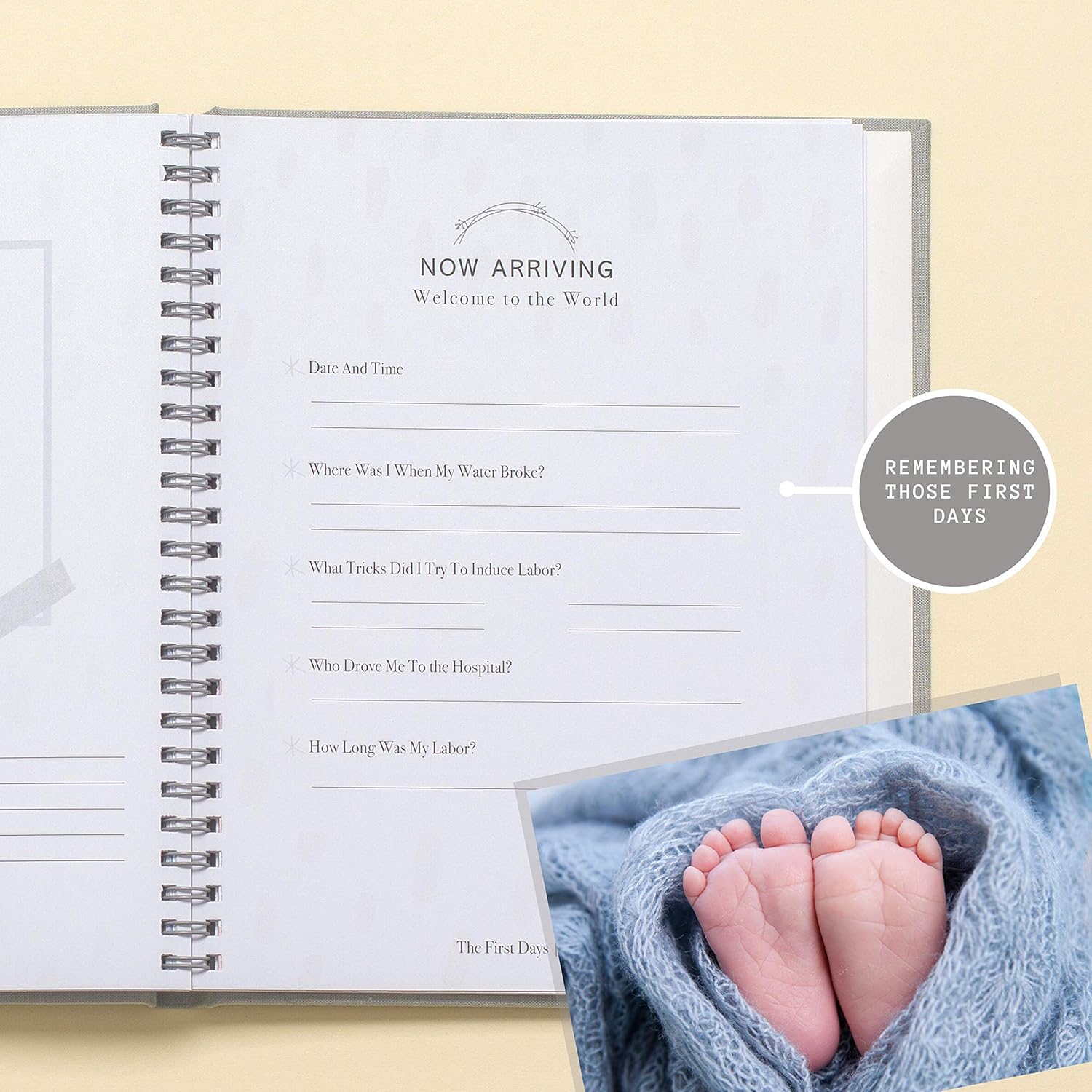 KITLIFE Pregnancy Planner Baby Book – Guided Pregnancy Journal – Ideal New Baby Journal for First Time Moms – Gender Neutral Memory Book – Perfect New Baby/Shower Gift : Baby