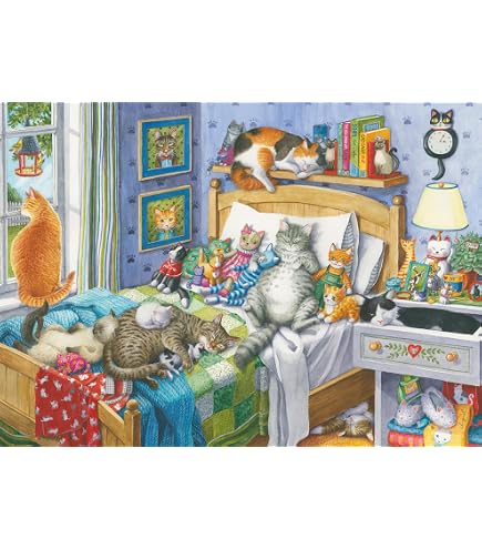 Ravensburger String Art Gatos – Kit Creativo De Hilos Tensados, 2 Cuadros Decorativos Con 240 Pines, Manualidad Fácil Y Divertida Para Niños