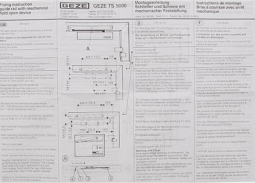 Geze Feststelleinheit Fur Ts 3000 5000 1 Stuck 4106030719243 Amazon De Baumarkt