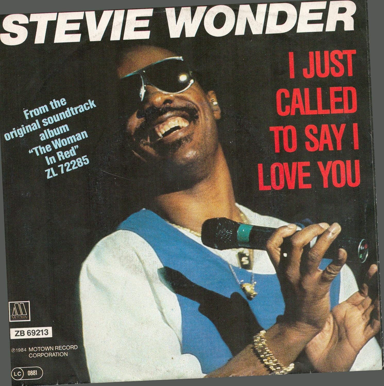 I Just Called To Say I Love You Stevie Wonder From Original Soundtrack Album The Woman In Red Zl 72285 Bildhulle 1984 Deutsche Pressung Motown Zb 69213 7 Vinyl Single Schallplatte Amazon De Musik