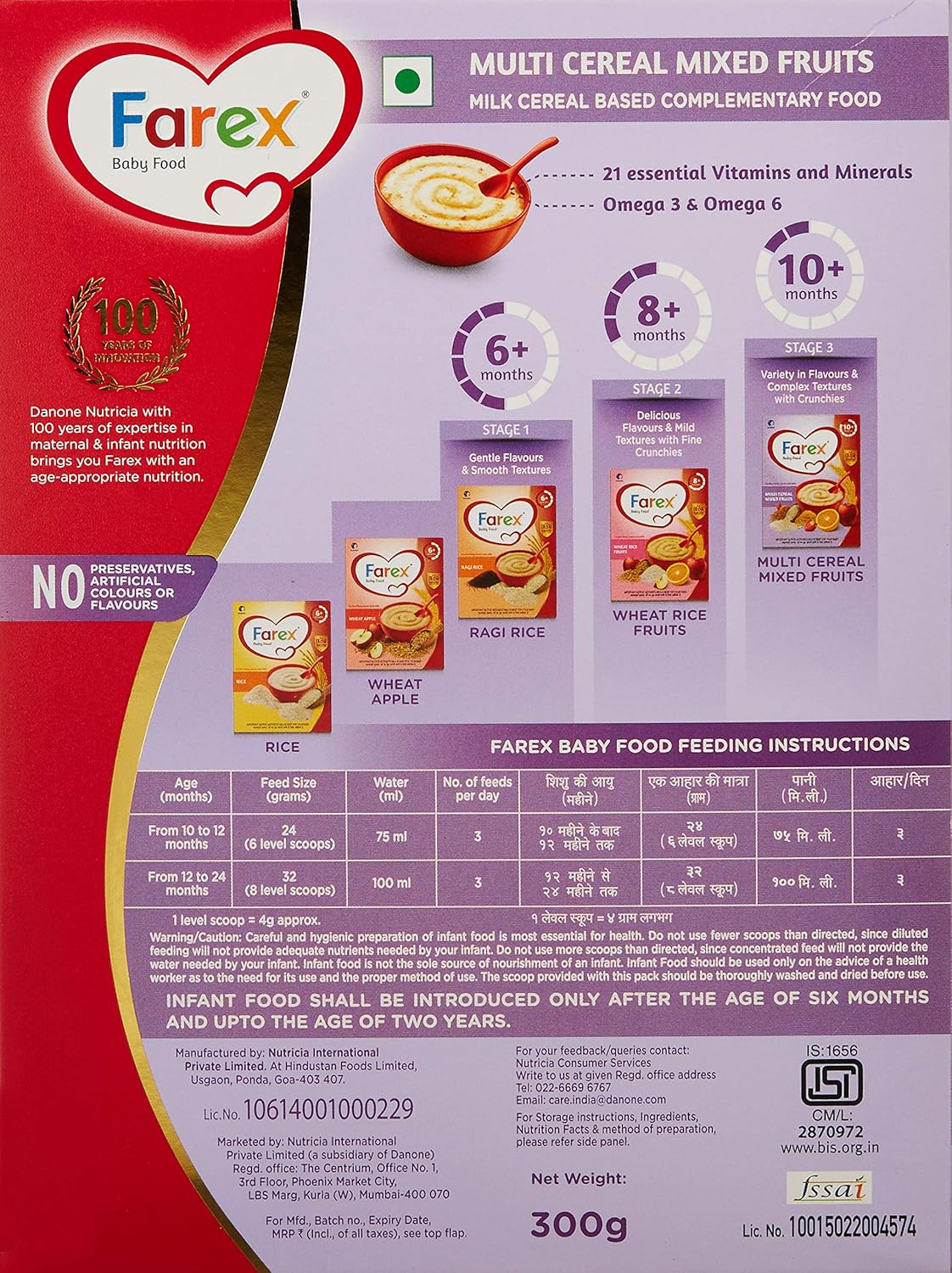 farex baby food 6