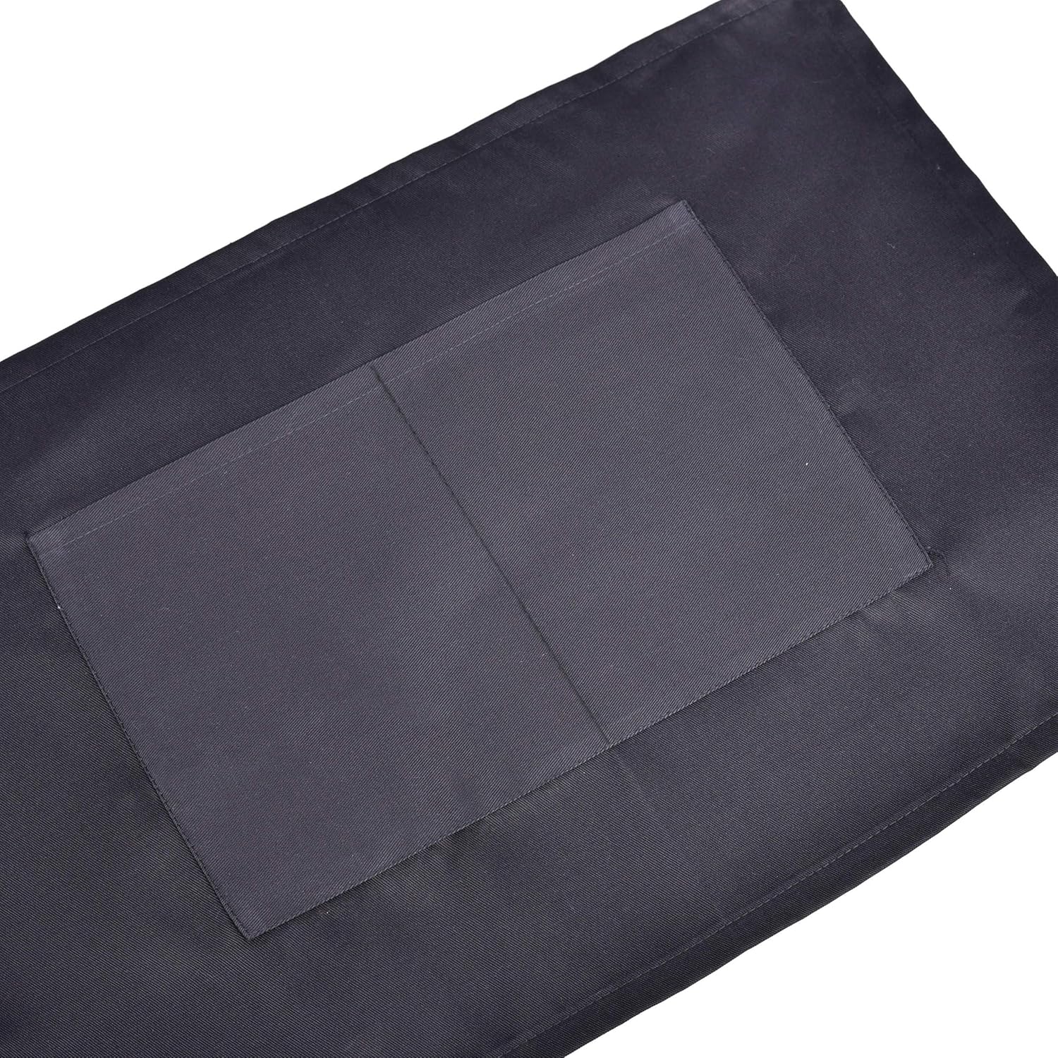 Ikan Waist Apron (One Size, Black) for Men Women Kitchen Restaurant Home Work Apron with 2 Pockets - Image 4