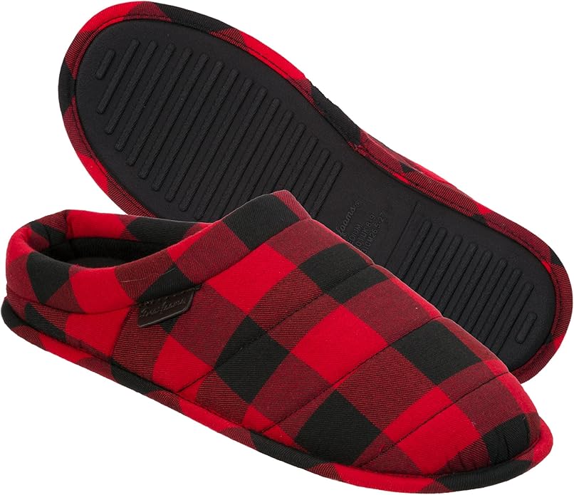 Dearfoams Men’s Quilted Clog Slipper Slippers