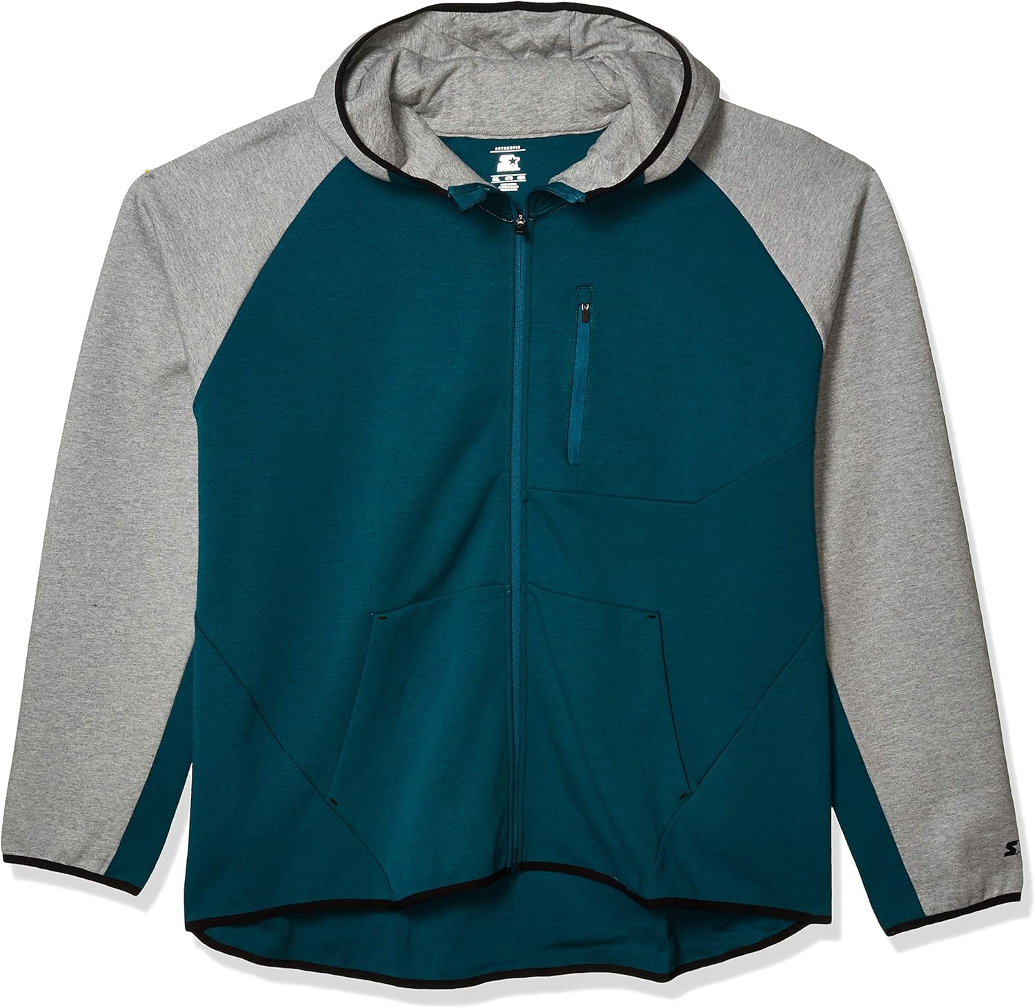 Starter Men's Double Knit Colorblocked Zip-Up Hoodie,  Exclusive: Clothing