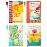 Hallmark DaySpring Religious Birthday Cards, 12-Pack (Christian Blessings)