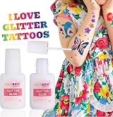FACEGEM LONDON Body Glue for Tattoos and Glitter Makeup 2 x 7g view 4