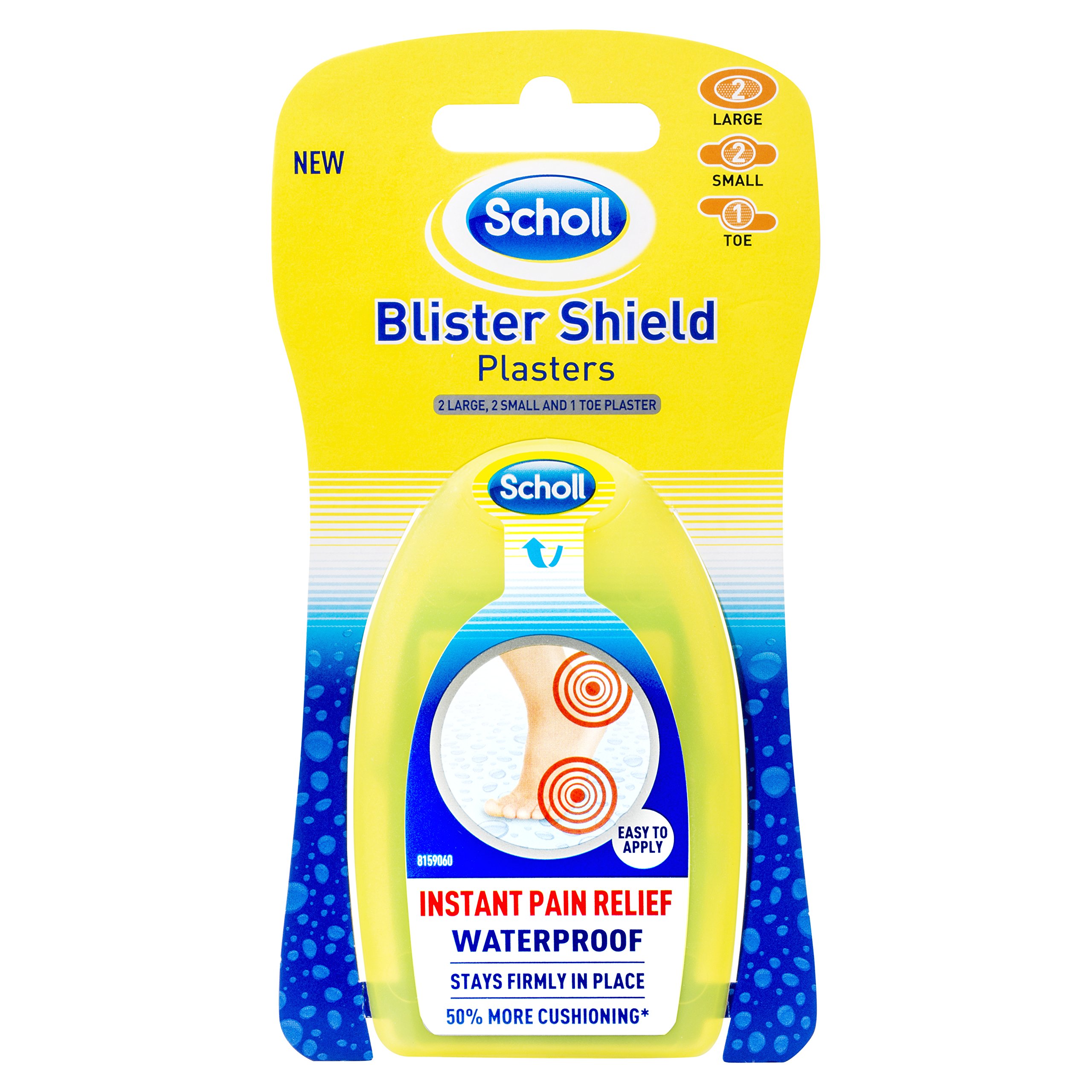 Scholl Mixed Toe Blister Shield 5 Plasters