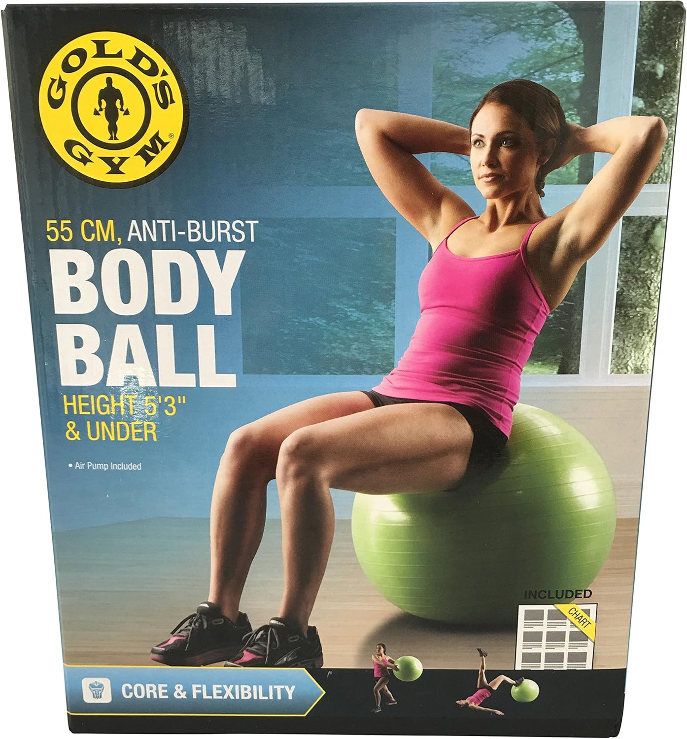 Golds Gym 55 CM AntiBurst Body Ball Kitchen & Dining