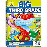 School Zone - Big Third Grade Workbook - 320 Pages, Ages 8 to 9, 3rd Grade, Reading, Writing, Math, Science, History, Social 