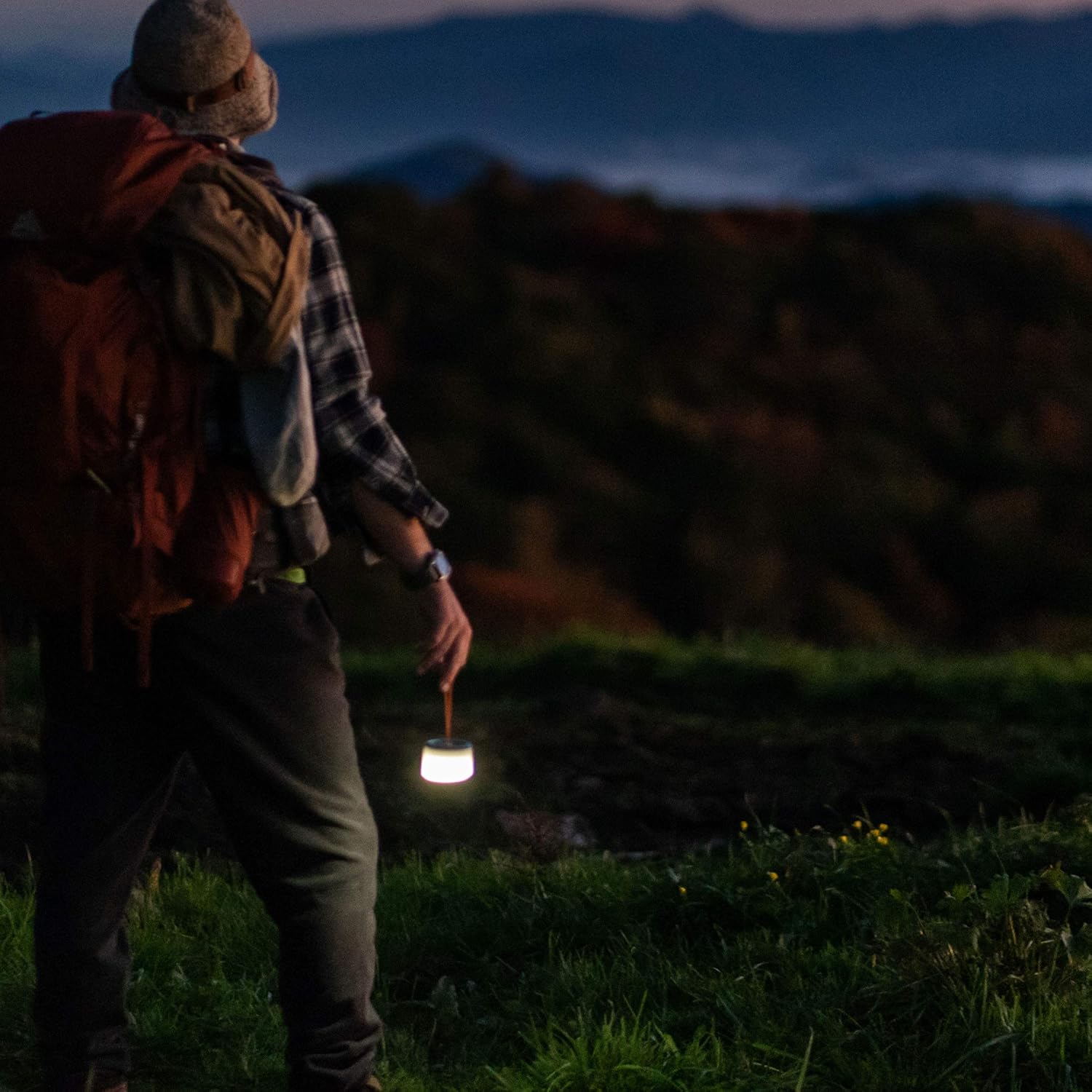 UCO Sprout LED Lantern, 100 Lumen Mini Battery-Powered LED Lantern with Lanyard,Black - Image 5