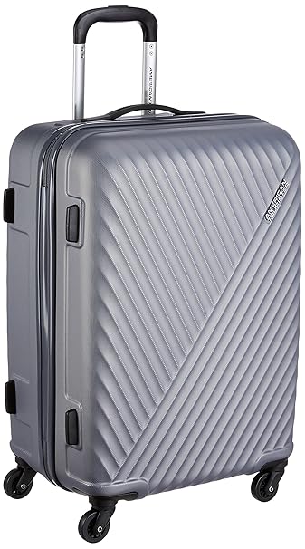 American Tourister Skyrock ABS 65 cms Dark Grey Hardsided Check-in Luggage (AMT SKYROCK SP 65 cm Dark Grey)