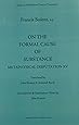 On the Formal Cause of Substance: Metaphysical Disputation XV (Mediaeval Philosophical Texts in Translation)