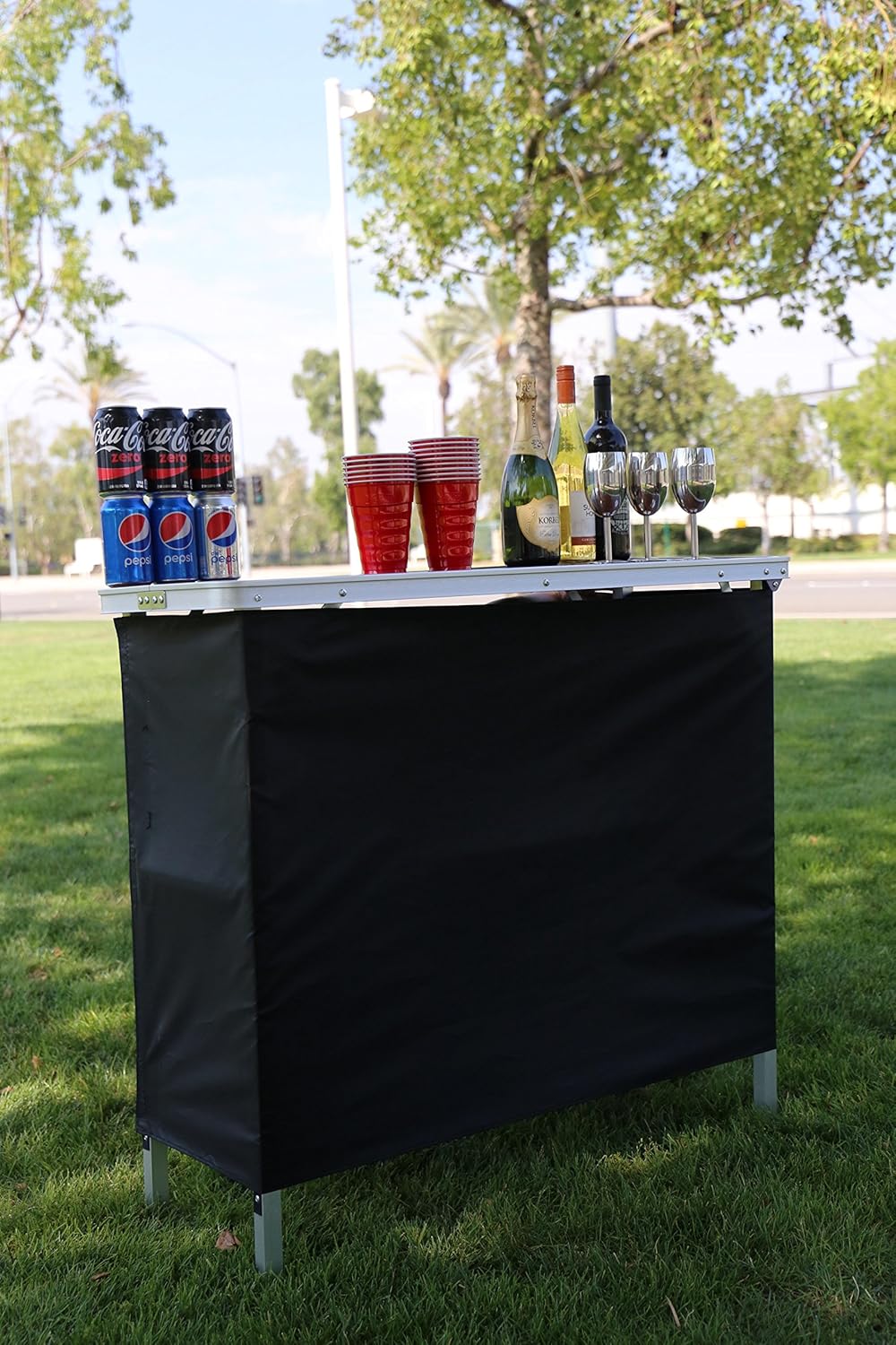 Sports Festival Portable High Top Party Bar Table Includes 2