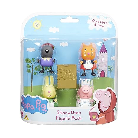 Peppa Pig / Peppa Wutz – Once Upon a Time – 4er Figuren Pack mit Zubehör [UK Import]