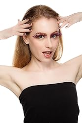 Dorisue feather eyelashes Red lashes Minnie Eyelash