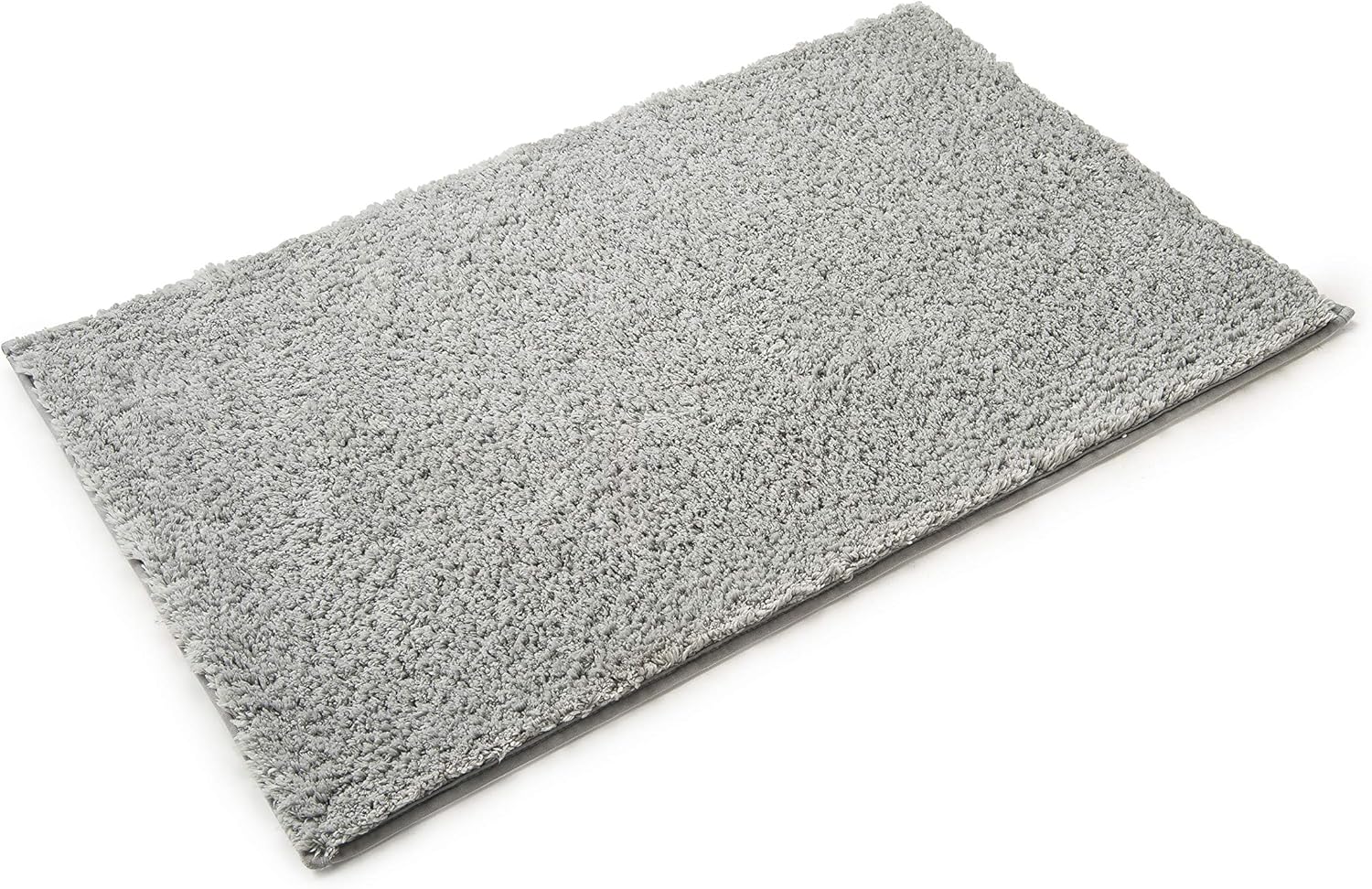 Basics Performance Bath Rug, 17" x 24", Soft Silver: Home & Kitchen