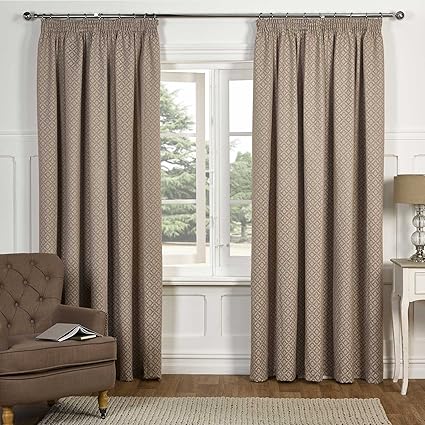 Sandringham Jacquard Motif Design Fully Lined Readymade Pencil