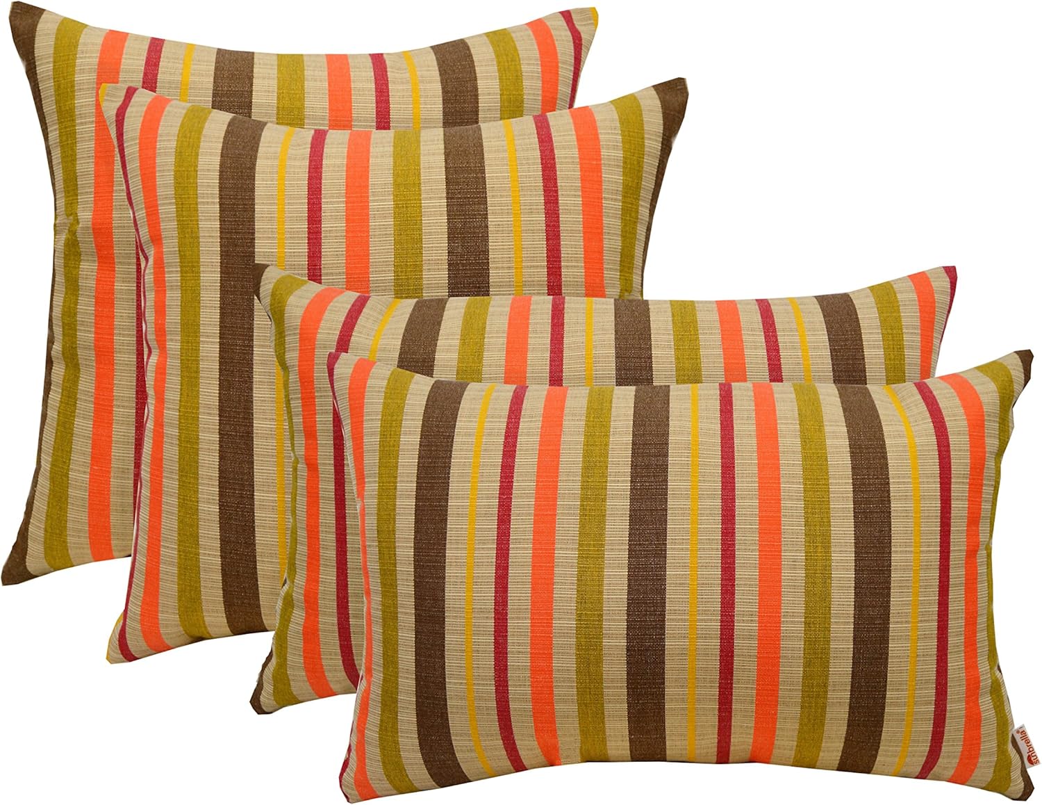 RSH Décor Set of 4 Indoor/Outdoor Square & Rectangle Throw