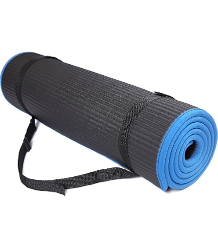Tapis De Yoga Extra Épais Signature Fitness 1,27cm Haute Densité Avec Sangle Transport