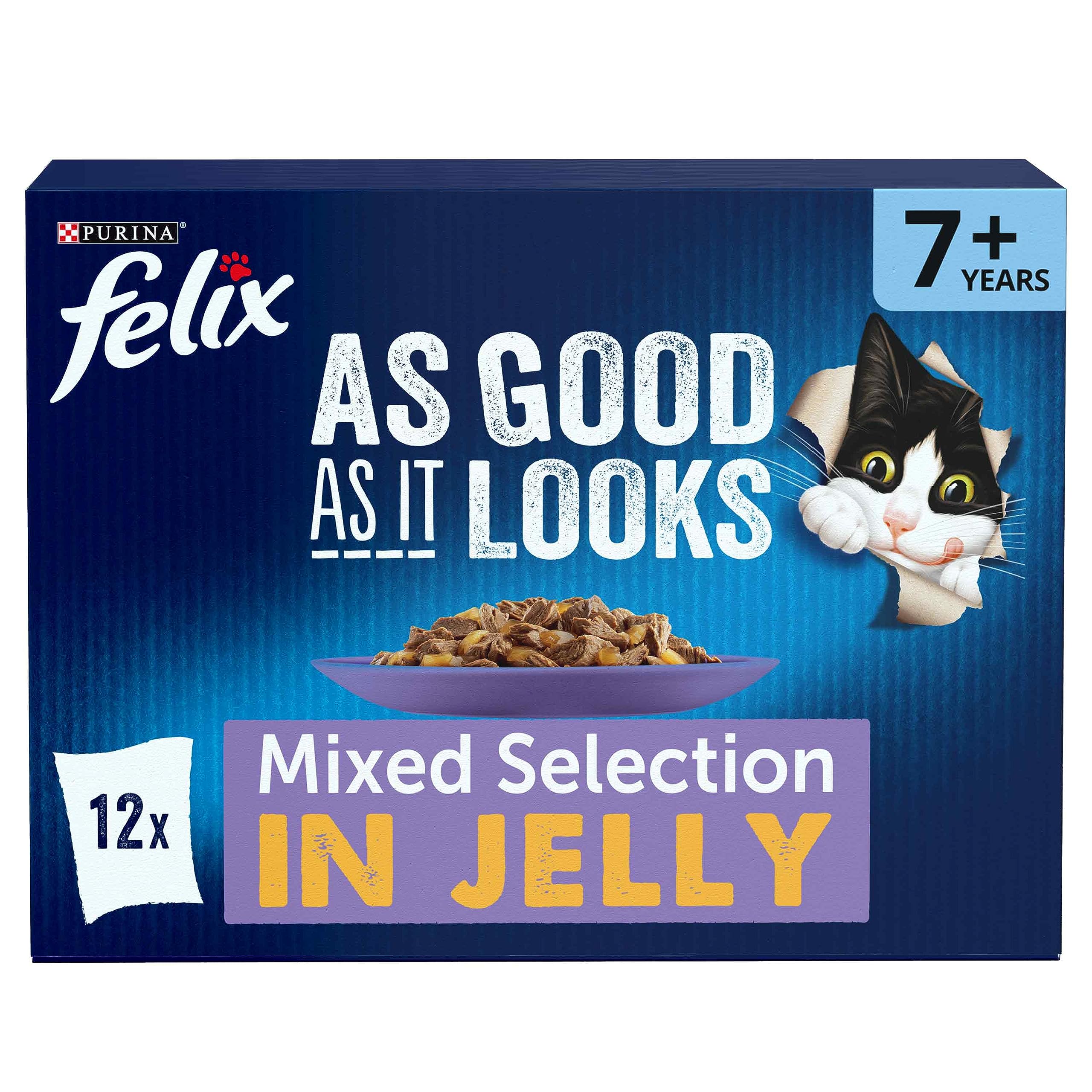 Felix As Good As It Looks Senior Jelly 12X100g โ image 1