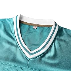 Blank Football Jerseys Mesh Athletic Football Shirt