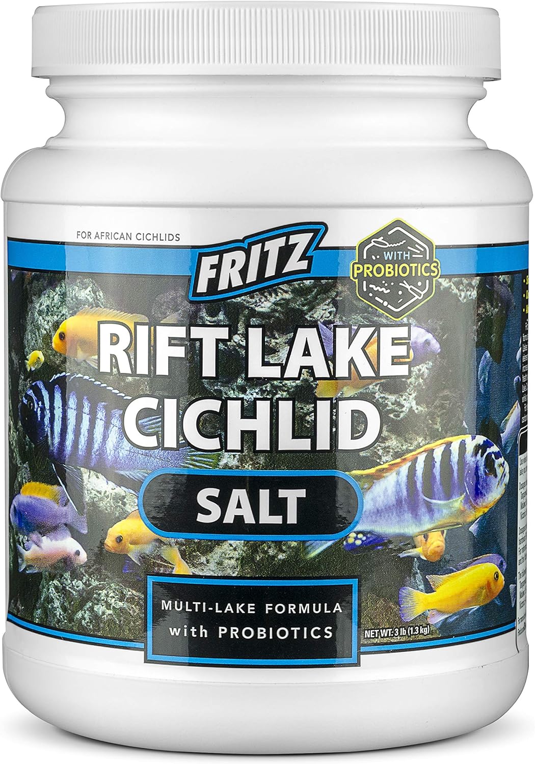 Fritz Aquatics Probiotic Rift Lake Cichlid Salt - Multi-Lake Formula