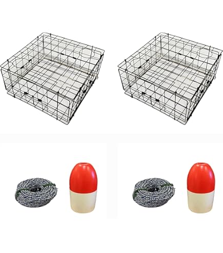 Crab Trap Float Crab Pots For Crabbing 2-Pack Of KUFA 28