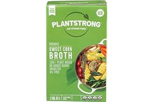 PLANT-STRONG PlantStrong Organic Sweet Corn Broth, 16.9 FZ