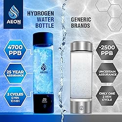 Aeon Pure Hydrogen Water Bottle Generator - Water