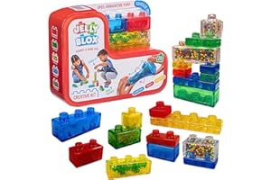 Goliath Jelly Blox Creative Kit | Includes 20 Blocks | Toddler & Preschool Building Blocks Kids Can Squeeze, Stretch, Squish | MESH ACCREDITED | Safety Tested & Ouch-Free | Sensory Play Toy Ages 2+