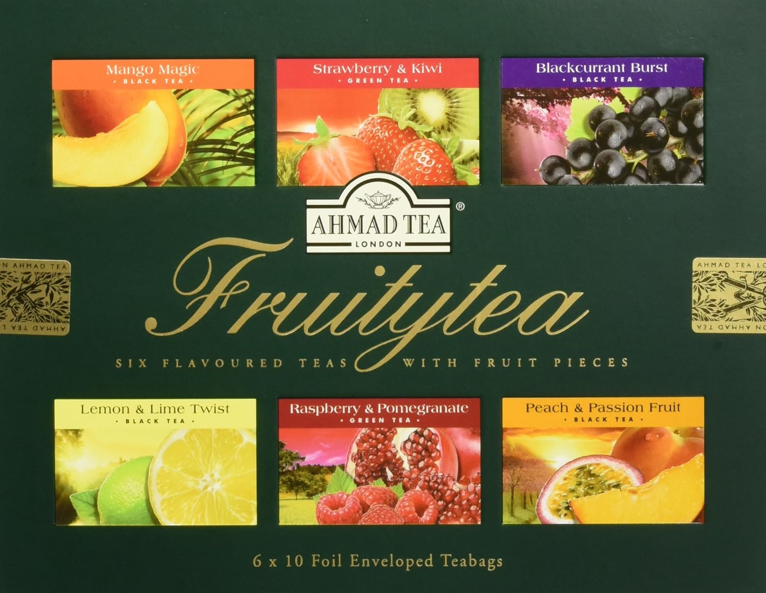 English Teas Selection Pack "Fruitytea" A Selection of Six Fruit