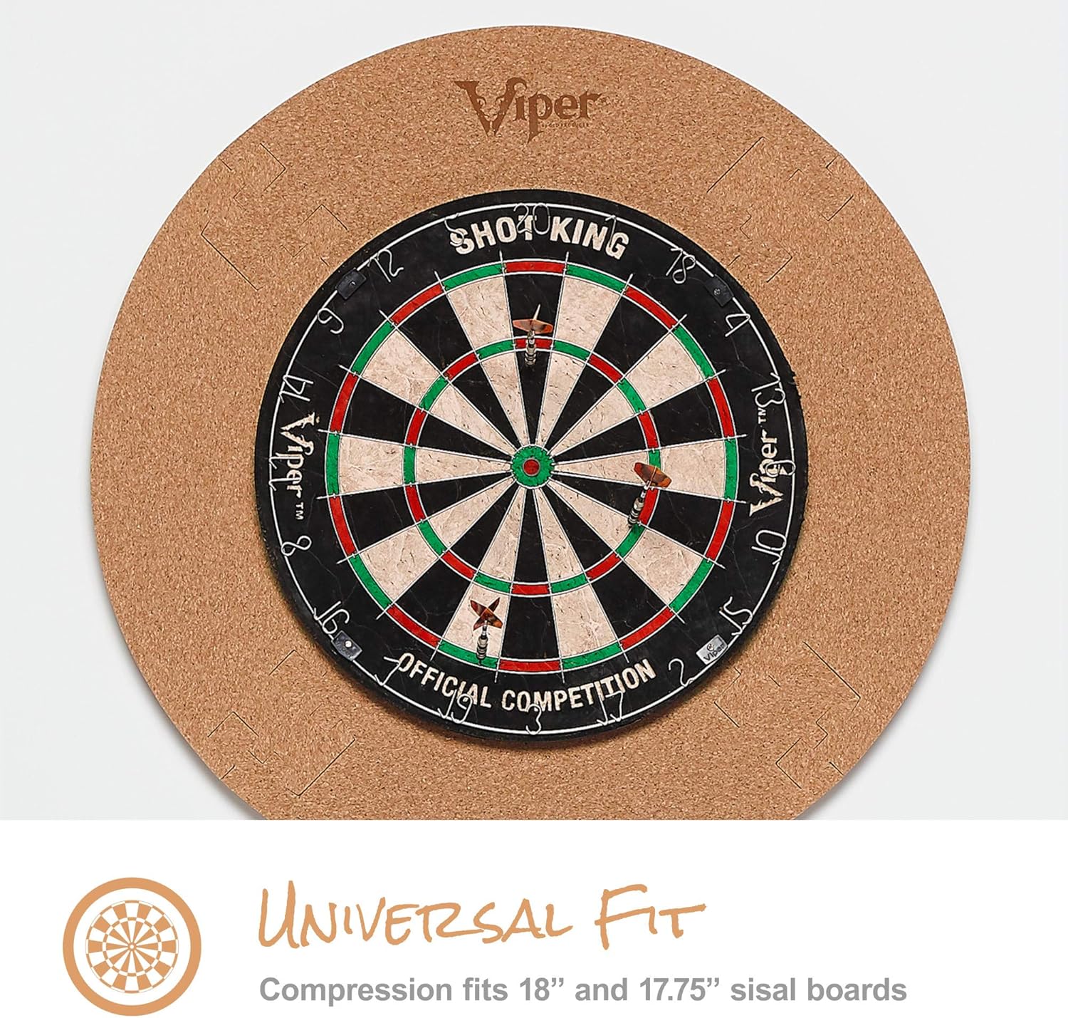 Viper by GLD Products Wall Defender Dartboard Surround Cork : Sports & Outdoors