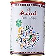 Amul Pure Ghee Clarified Butter, 1 Litre (Pack of 2)
