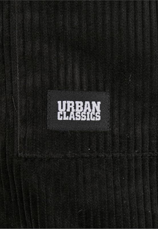 Corduroy Shirt Jacket Black XL