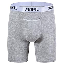 JINSHI Men's Boxer briefs Bamboo Underwear