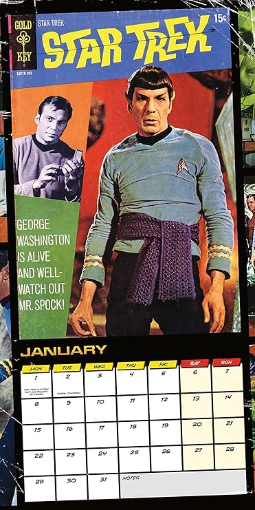Star Trek oficial calendario 2018 + Star Trek imán para nevera ...