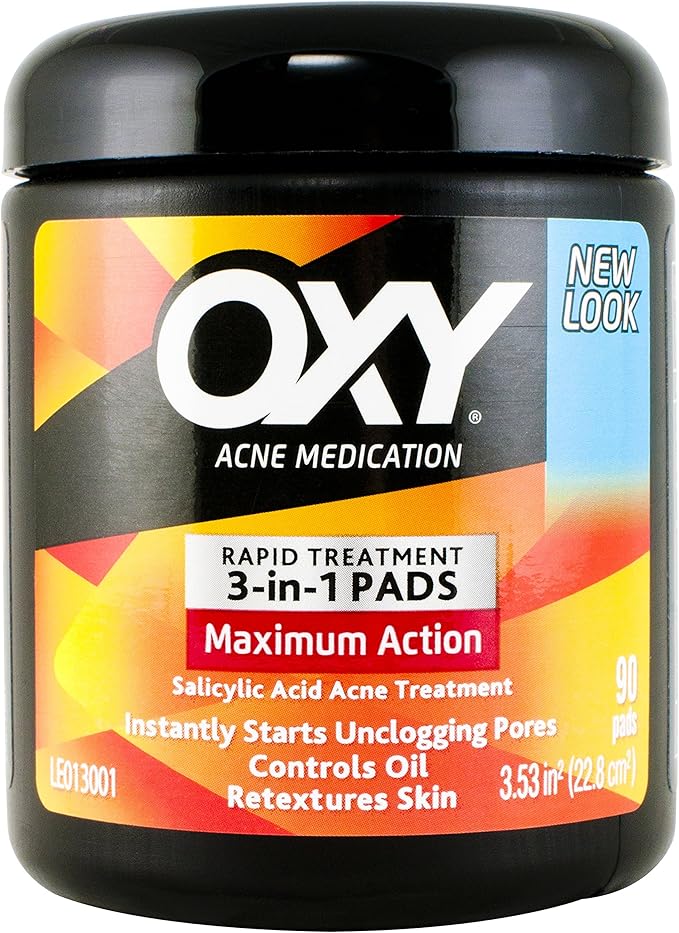 oxy pads sensitive skin