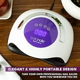 Professional 120W LED Gel Nail Lamp Dryer 4 Timer Settings White view 5