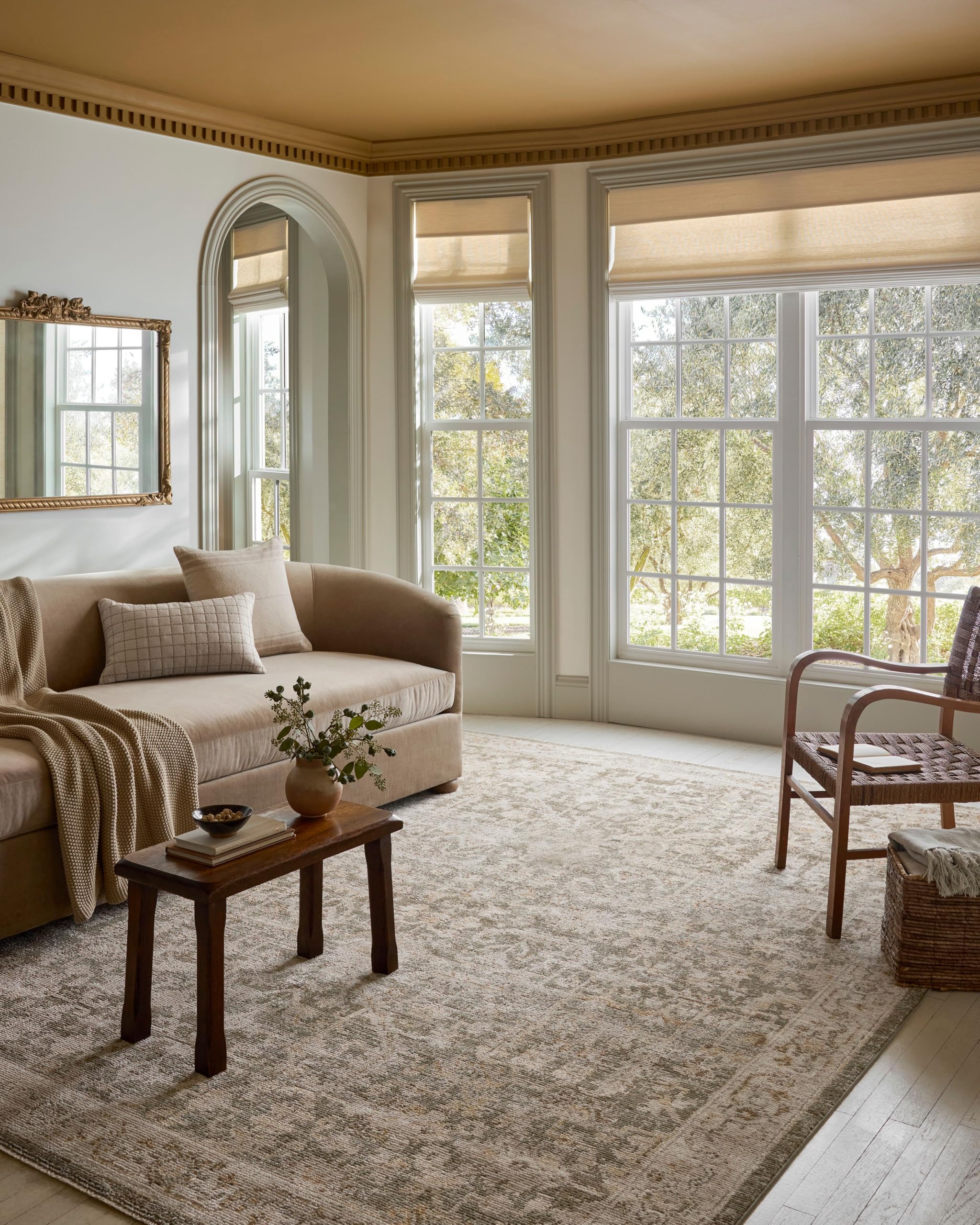 Photo 1 of Loloi Magnolia Home by Joanna Gaines Pace Collection PAC-06 Forrest/Natural 7'-10" x 10' Area Rug