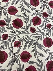 Ridhi Sangria Red Bo-ho Round Place Mat Double