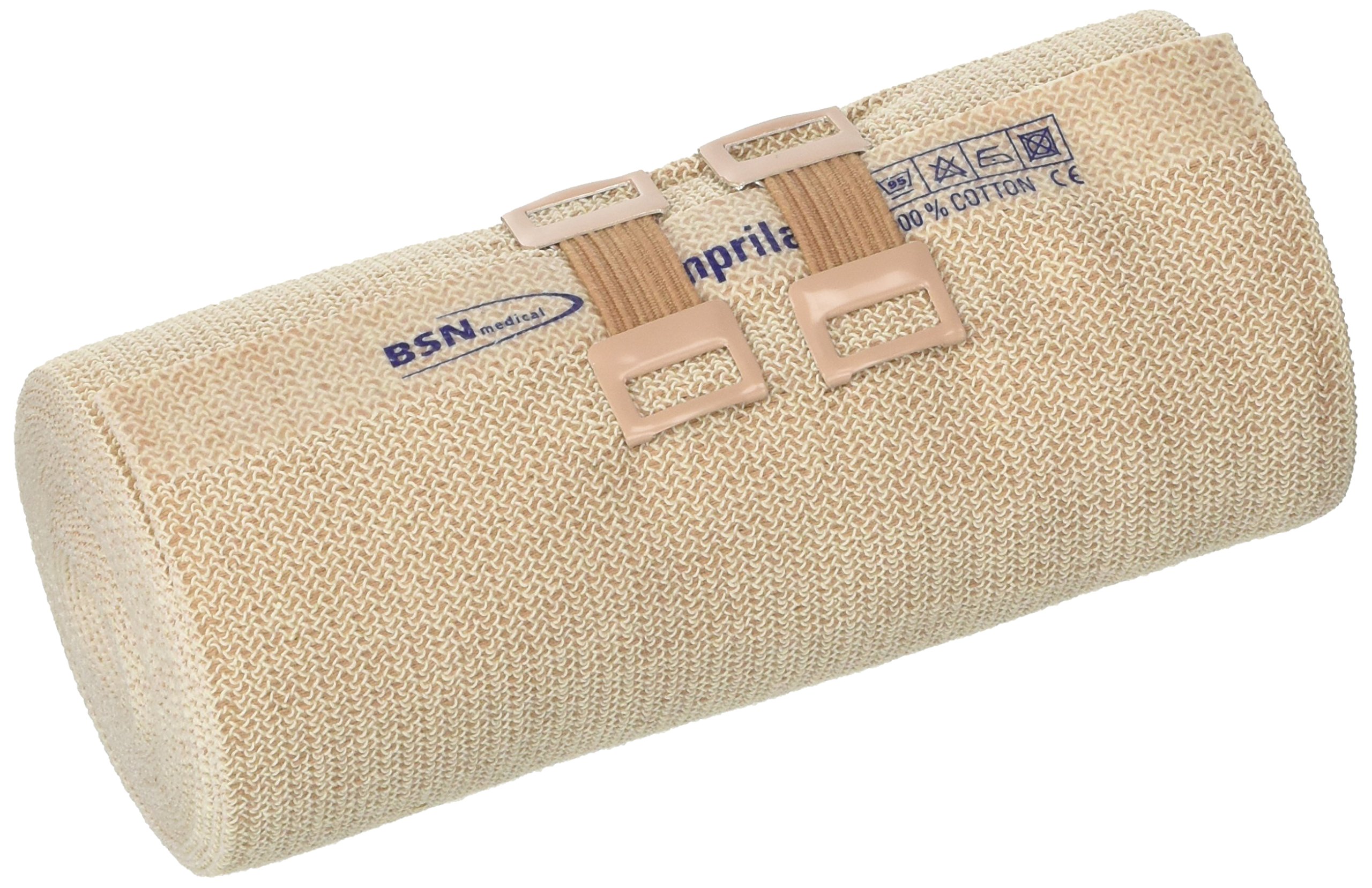 BSN Medical 01029-00 Comprilan 100% Cotton Short Stretch Bandage, 12cm x 5m, Pack of 5, Multi