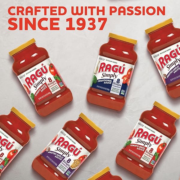 RAGÚ, SIMPLY PASTA SAUCE TRADITIONAL, 24 OUNCE