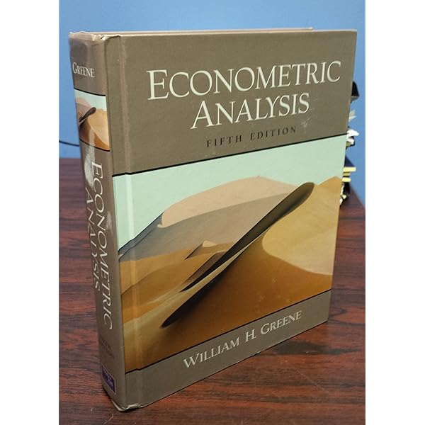 Econometric Analysis Global Edition: William H. Greene