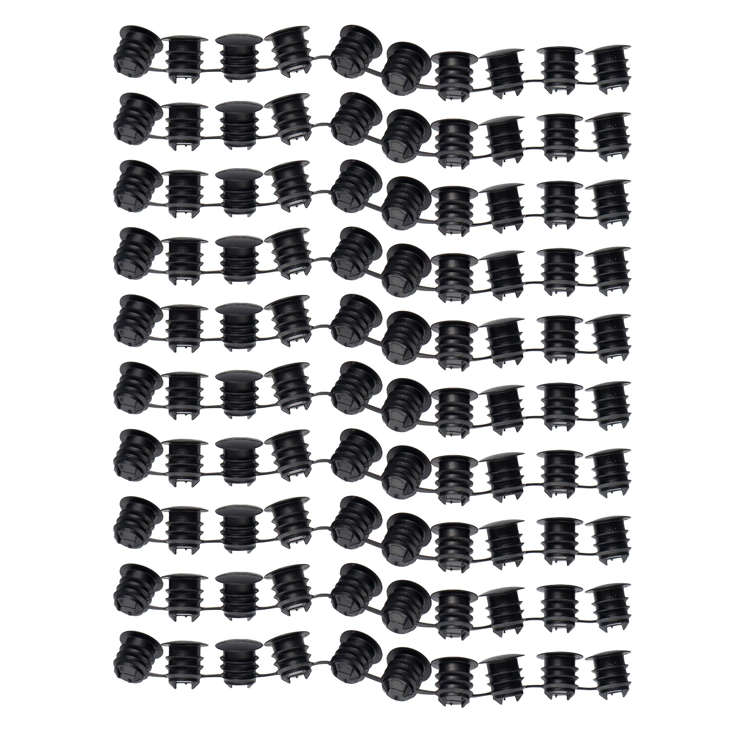 Ikea VARIERA - Cover cap, black / 100 pack