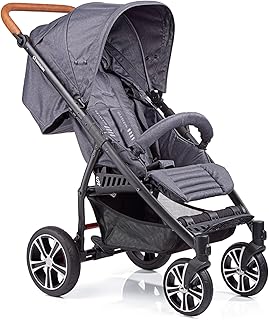 Gesslein S4 304110749000 Kinderwagen Air Plus, Schwarz (Dark Petrol)